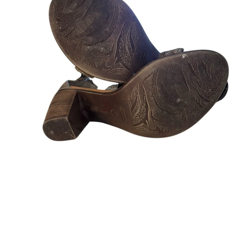 Sundance Italian leather Braided Sandals